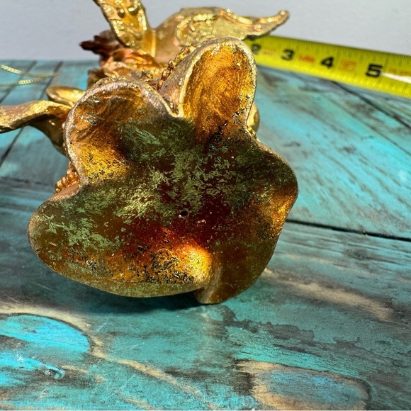 Vintage Angel Gold Christmas Tree Ornaments - Picture 9 of 12